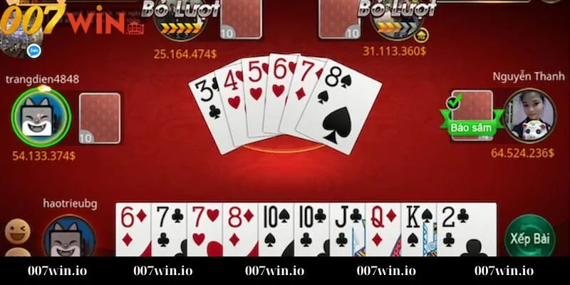 Bài Sâm lốc Luật chơi cơ bản trong Bài Sâm lốc